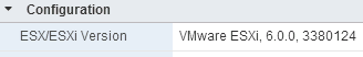 ESXi Version